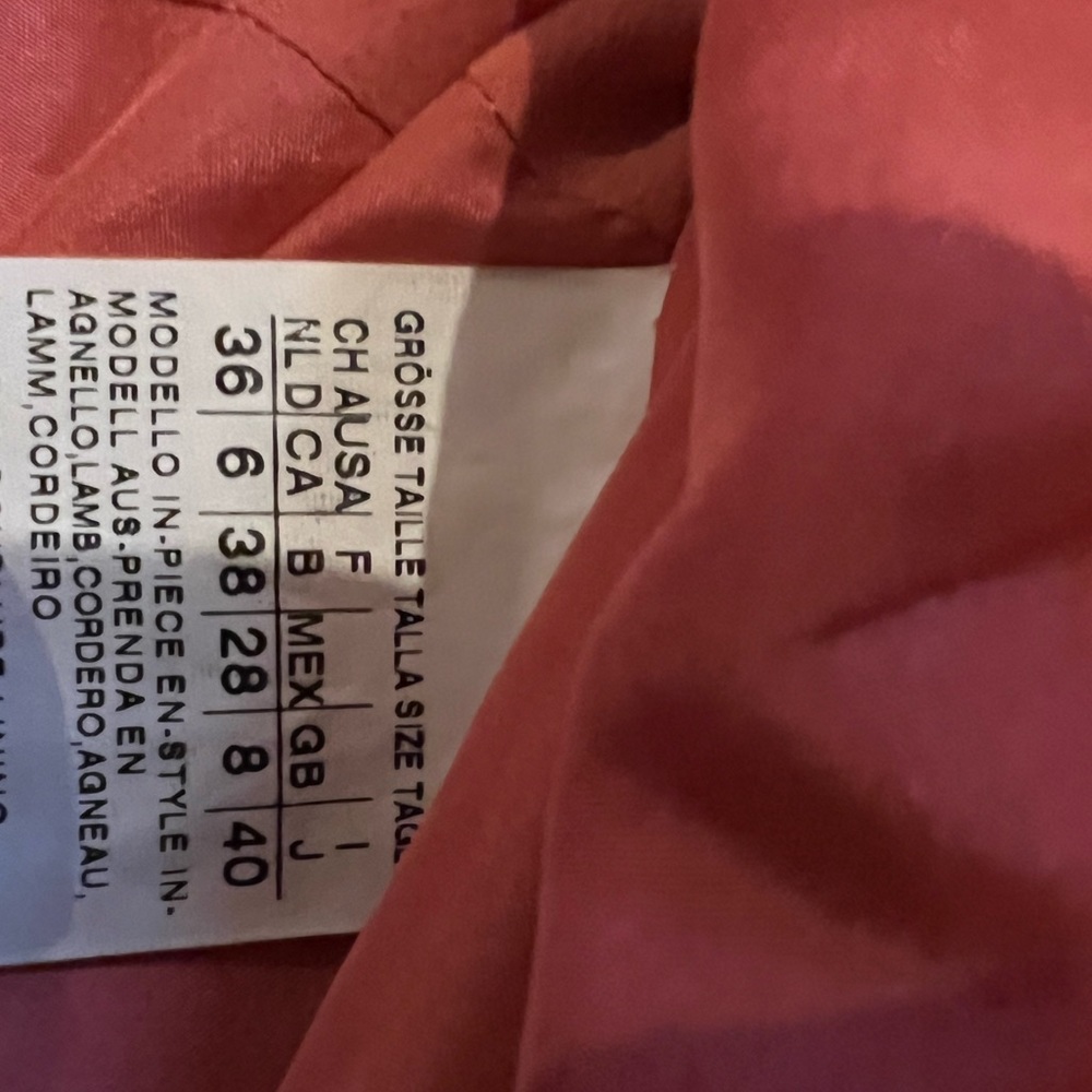 Vintage perfect condition Max Mara SPORTMAX pink soft leather jacket - small - Picture 4 of 8